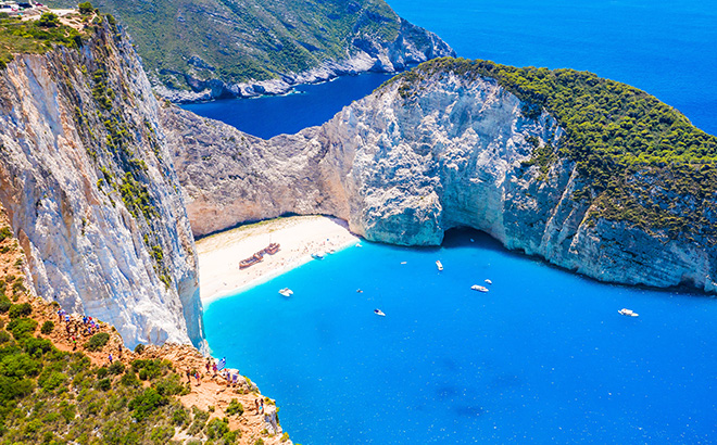 Zakynthos strand Griekenland